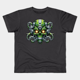 Biomech Cthulhu Overlord S01 D06 Kids T-Shirt